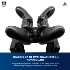 Official Sony PlayStation PS4 Games Storage Tower + Dual Charger 11 Official Sony PlayStation PS4 Games Storage Tower + Dual Charger -Toy Sale Store ps4 tower charger artwork 2