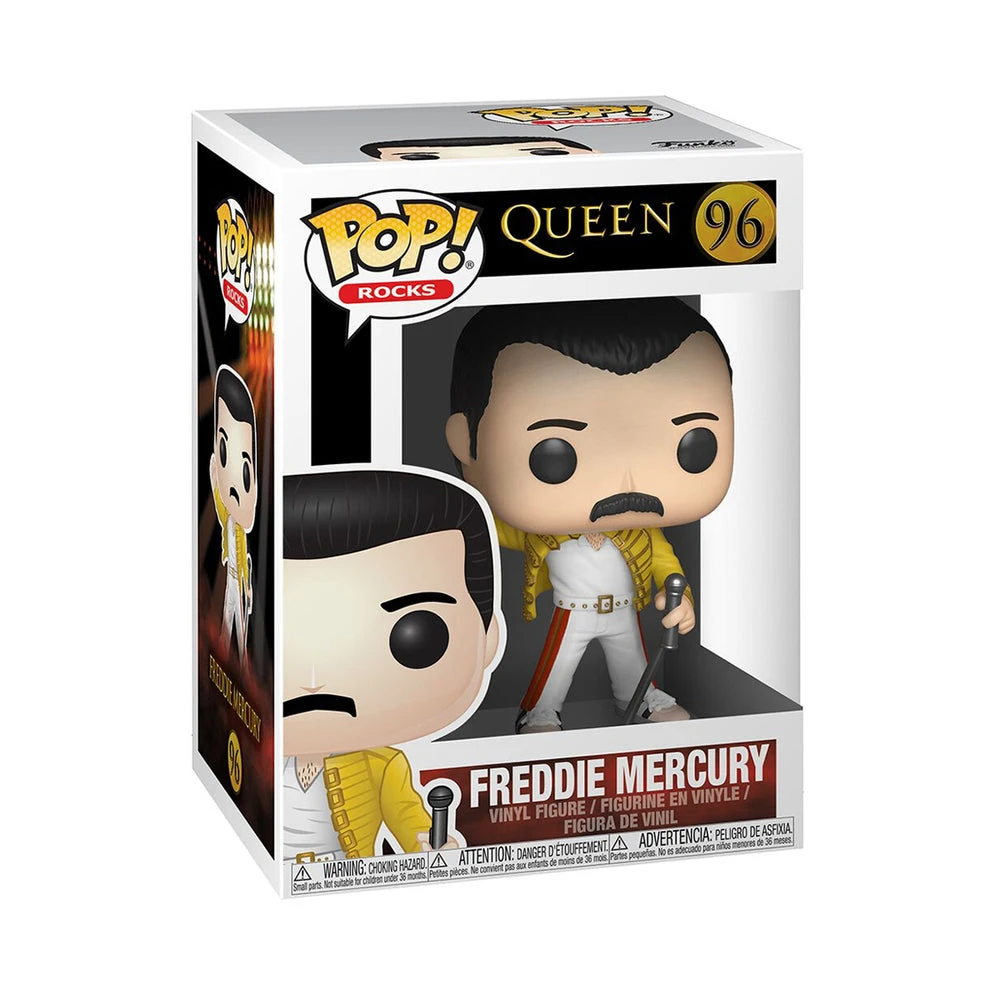 Freddie Mercury Wembley 1986 Queen Funko Pop! Rocks Vinyl Figure 5 Freddie Mercury Wembley 1986 Queen Funko Pop! Rocks Vinyl Figure - Image 3