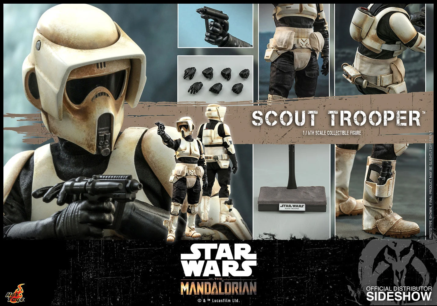 Hot Toys 1:6 Star Wars The Mandalorian Scout Trooper 4 Hot Toys 1:6 Star Wars The Mandalorian Scout Trooper - Image 2