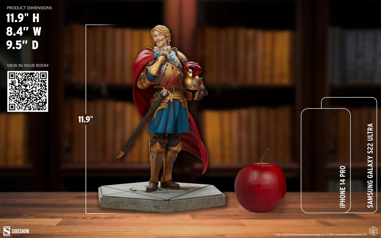 Official Sideshow Collectibles Vox Machina Critical Role Taryon Darrington 4 Official Sideshow Collectibles Vox Machina Critical Role Taryon Darrington - Image 2