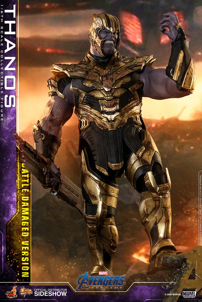 Hot Toys Marvel Avengers: Endgame Movie Masterpiece 1/6 Scale Action Figure Thanos Battle Damaged Version 22 Hot Toys Marvel Avengers: Endgame Movie Masterpiece 1/6 Scale Action Figure Thanos Battle Damaged Version - Image 20