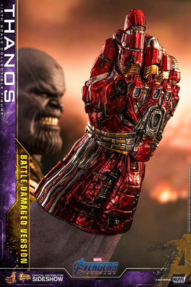 Hot Toys Marvel Avengers: Endgame Movie Masterpiece 1/6 Scale Action Figure Thanos Battle Damaged Version 7 Hot Toys Marvel Avengers: Endgame Movie Masterpiece 1/6 Scale Action Figure Thanos Battle Damaged Version - Image 5