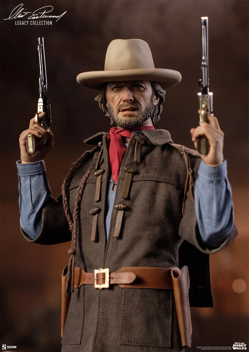 The Outlaw Josey Wales 1/6 Scale Sideshow Figure 6 The Outlaw Josey Wales 1/6 Scale Sideshow Figure - Image 4