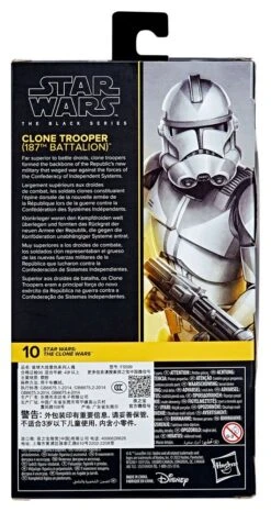 Hasbro Star Wars The Black Series Clone Trooper (187th Battalion) 6 Inch Action Figure -Toy Sale Store x hasf5599 j