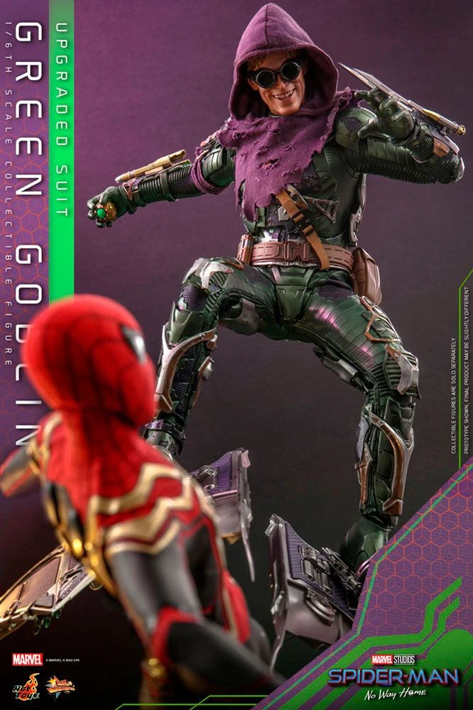Hot Toys Spider-Man No Way HomeGreen Goblin (Upgraded Suit) 1/6th Scale Figure 9 Hot Toys Spider-Man No Way HomeGreen Goblin (Upgraded Suit) 1/6th Scale Figure - Image 7