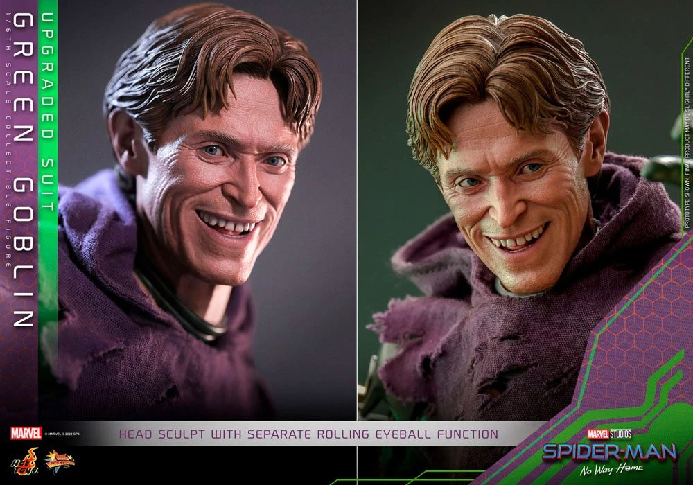 Hot Toys Spider-Man No Way HomeGreen Goblin (Upgraded Suit) 1/6th Scale Figure 19 Hot Toys Spider-Man No Way HomeGreen Goblin (Upgraded Suit) 1/6th Scale Figure - Image 17