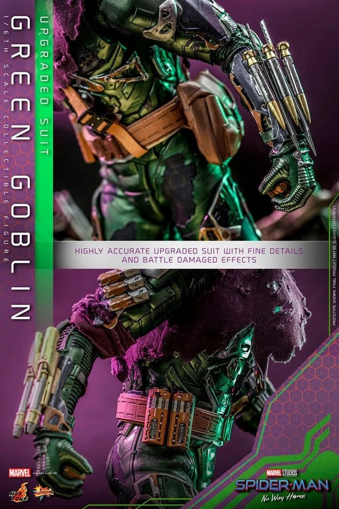 Hot Toys Spider-Man No Way HomeGreen Goblin (Upgraded Suit) 1/6th Scale Figure 21 Hot Toys Spider-Man No Way HomeGreen Goblin (Upgraded Suit) 1/6th Scale Figure - Image 19