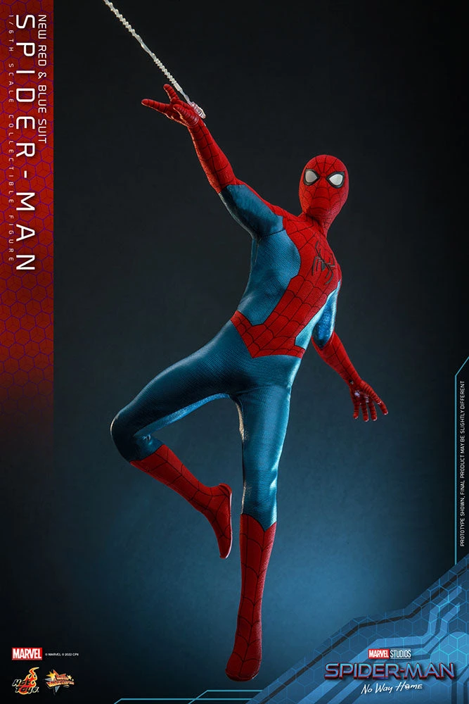 Hot Toys Spider-Man No Way Home 1/6 Scale (New Red And Blue Suit) Spider Man 6 Hot Toys Spider-Man No Way Home 1/6 Scale (New Red And Blue Suit) Spider Man - Image 4