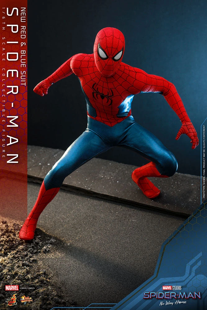 Hot Toys Spider-Man No Way Home 1/6 Scale (New Red And Blue Suit) Spider Man 8 Hot Toys Spider-Man No Way Home 1/6 Scale (New Red And Blue Suit) Spider Man - Image 6