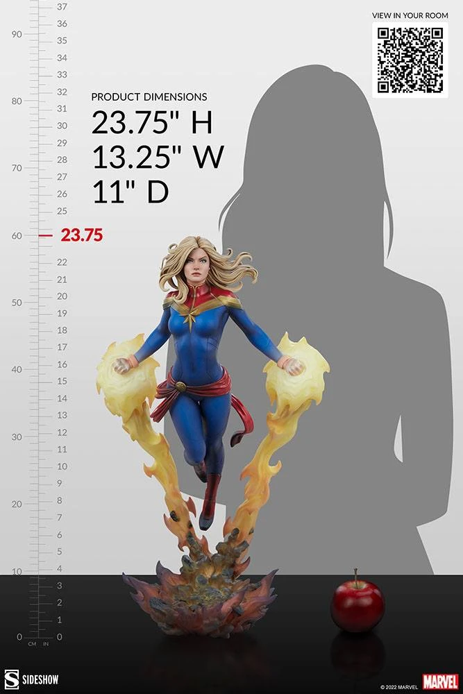 Sideshow Marvel Premium Format Statue Captain Marvel 60 Cm 4 Sideshow Marvel Premium Format Statue Captain Marvel 60 Cm - Image 2